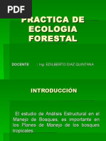 Indice de Valor de Importancia de Un Bosque