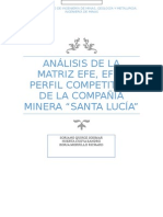 Analisis de Efe, Efi y Perf. Compet