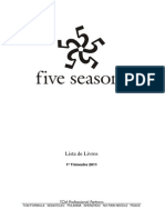 5seasons Lista Livros Trimestre1 2011