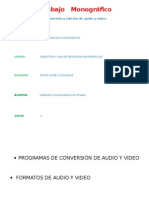 Trabajo Monografico de Audio y Video