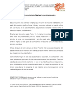 Conclusiones Entre El Conocimiento Frágil y El Conocimiento Pobre