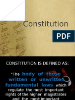 Kinds of Constitution