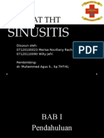 Referat SINUSITIS THT - Presentasi