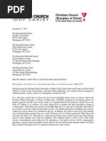 Letter To The US Congress Regarding Puerto Rican Crisis