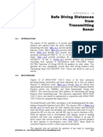 Appendix (Safe Diving Distances From Transmitting Sonar)