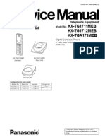 Kx-Tg1711meb Manual de Servicio Panasonic