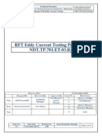 Eddy Current (RFT) Procedure