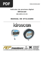 AEP-Transducers - Indicator de Presiune Digital - MO - Idro.533.r2 - RO