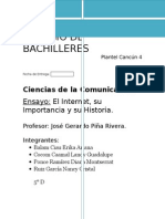 Ciencias de La Comunicación: Internet y Su Importacia