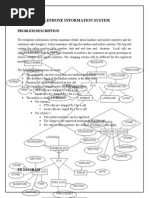 Telephone Information System: Problem Description