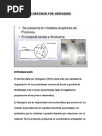 Corrosion Por Hidrogeno