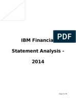 Ibm Financial Statement Analysis