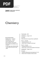 2015 HSC Chemistry