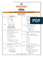 NSTSE Class 7 Solution