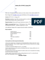 Bio205 2015spring Fry 1 - Bio 205 Syllabus Evolution 2015