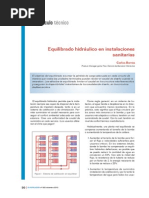 Equilibrado-Instalaciones Hidraulicas