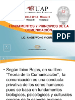 Fundamentos y Principios de La Comunicación