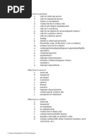 List of Objections - T. Mauet, Fundamentals of Trial Techniques