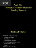 Lecture 21 - Roof Systems