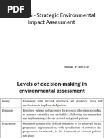 Strategic Environmental Impact Assessment