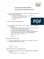 Serie de Ejercicios Primer Parcial Calculo Actuarial Avanzado