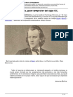 Biografia de Brahms PDF