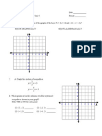 Algebra 1B Test 2-1 Review Unit 5