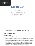 Business Law Chapter 1