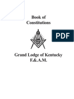 Constitution - 2009 - Update Grand Lodge Ky