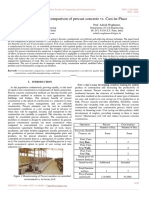 A Study of Cost Comparison of Precast Concrete vs. Cast-In-Place