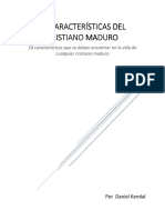 18 Caracteristicas Del Cristiano Maduro PDF