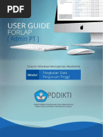 User Guide PDPT Forlap