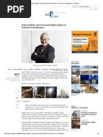 Peter Zumthor - Seven Personal Observations On Presence in Architecture - ArchDaily