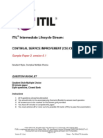 Itil Csi Sample Paper2 v6 1