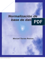 Normalización de Base de Datos