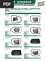 Boletin Filtros Automotrices (Transmision) Marzo 2012