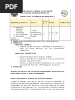 Informe de Analissi Espectrofotometrico de Una Mezcla 1