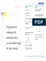 Preguntas de Trigonometria UNMSM (2008-2016)