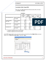 Corelatii in Stil APA