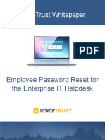 Employee Password Reset For The Enterprise IT Helpdesk