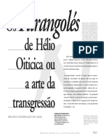 Os Parangolés de Helio Oiticica Ou A Arte Da Transgressão