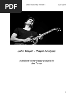 John Mayer - Guitar Player Analysis (W/song Examples)