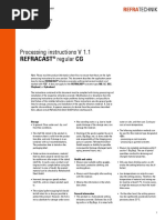 Processing Instructions V 1.1 REFRACAST® Regular CG