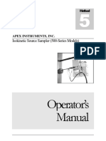 Model 500 Series Manual - Method 5