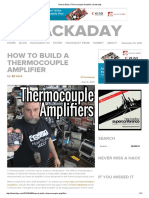 How To Build A Thermocouple Amplifier - Hackaday