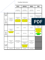 Ann Timetable Week 4 Term 1 2015