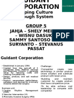 Group 5 Guidant Corporation Shaping Culture Through Systems