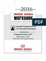 Algorithms Workbook GATE CSE MADE EASY