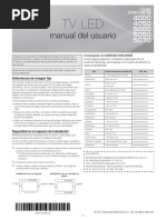 Samsung UN50EH5000 LED HDTV Manual - Spanish PDF