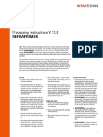 Processing Instructions V 12.0 Refraprimer